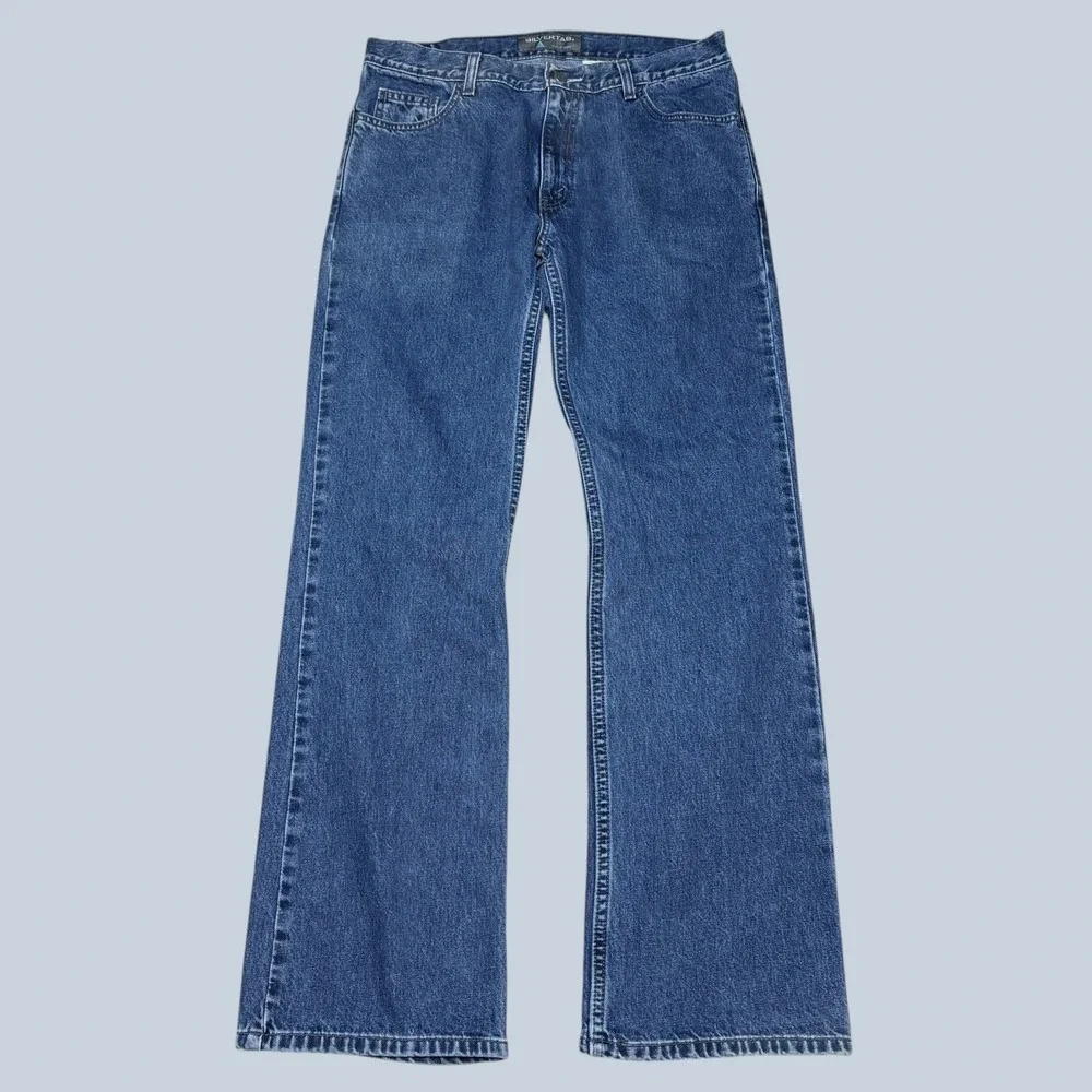 Levis SilverTab Boot Fit Jeans Mens 32x30 Blue Denim Bootcut Baggy 90s Style
